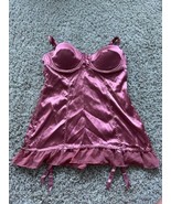 Victoria’s Secret Sexy Little Things 36C Pink Sheer Sequin Bows Lingerie... - $622.78 MXN