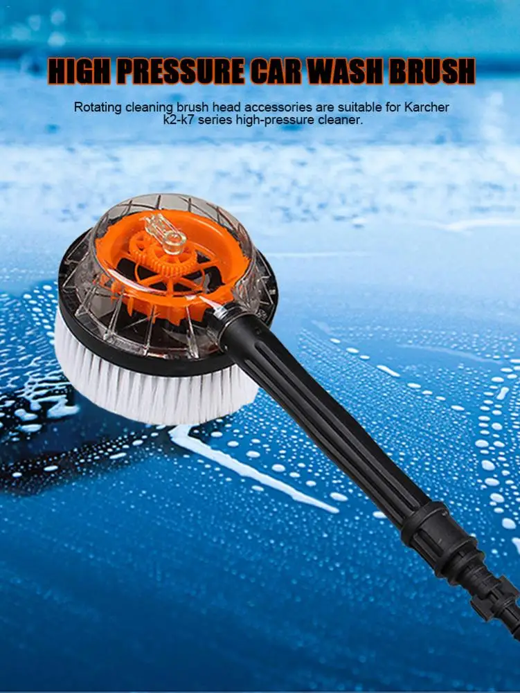 Rotating Car Wash Brush Auto Windshield Cleaning Machine High Pressure Soft Ro - £22.48 GBP