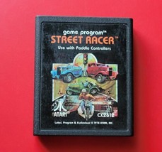 Street Racer Atari 2600 7800 Game Cleaned Works - £5.41 GBP