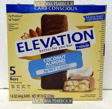 Millville Elevation Protein Bars Carb Conscious Coconut Almond 220g 8oz - £9.48 GBP
