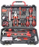 138 Pieces Red Tool Set, Home Tool Kit For Daily Repairing And Maintenance, - $56.92