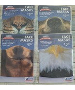 Four (4) Unibody ~ Soft Stretch ~ Face Masks ~ One Size ~ Animal Masks ~... - £11.71 GBP