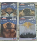 Four (4) Unibody ~ Soft Stretch ~ Face Masks ~ One Size ~ Animal Masks ~... - £11.73 GBP