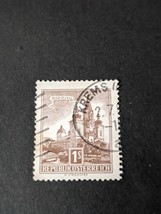 1959 Austria Basilica of Mariazell 1öS Postmark Stamp - £6.25 GBP