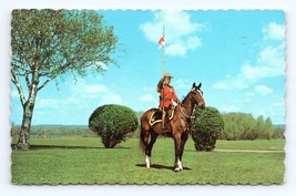 Royal Canadian Mounted Policeman Mountie Sheffield NB Canada Chrome Postcard B14 - £3.11 GBP