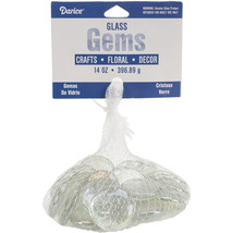 Glass Wafers in Mesh Bag Clear Luster 14 oz - £17.28 GBP