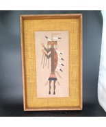 Vintage Native American Navajo Sand  Painting, Framed and Matted - €21,60 EUR