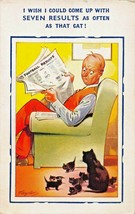 WISH I COULD COME UP WITH 7 RESULTS AS OFTEN AS THAT CAT~BAMFORTH COMIC ... - $8.99