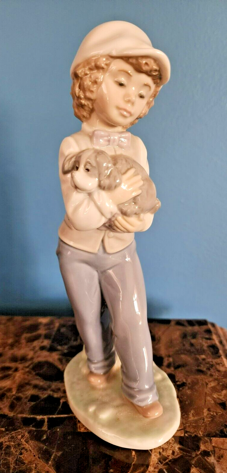Rare Lladro Golden Memories "Can I keep Him?" Figurine - $36.09