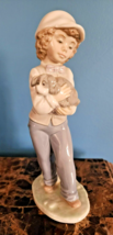 Rare Lladro Golden Memories &quot;Can I keep Him?&quot; Figurine - $36.09