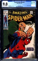 Amazing Spider-Man #69 (1969) CGC 9.0 -- O/w to White pages; Kingpin cover - £277.24 GBP