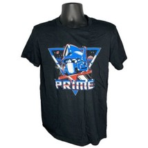 Transformers Optimus PRIME Retro T-Shirt Geek Fuel Hasbro 2018 Black Med... - £15.11 GBP