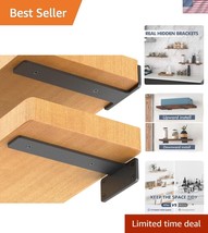 Premium Heavy Duty 8-Inch Floating Shelf Brackets - Perfect for DIY Proj... - $42.00