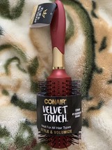 Conair Velvet Touch Vent Hair Brush #77203Z Dry, Style& Volumize 9 in Long - $4.90