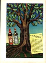 1939 Martini &amp; Rossi sweet dry vermouth family tree vtg print ad f. luda... - £17.75 GBP