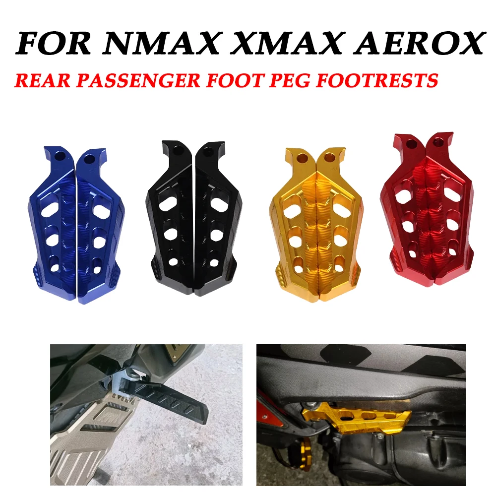 Motorcycle Rear Passenger Foot Peg Footrests For YAMAHA NMAX155 AEROX155... - $18.09+