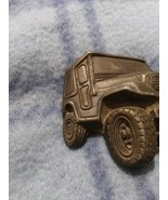 Vintage Brass Jeep Belt Buckle , 1978 collectible Bergamot Brass Works U... - €12,98 EUR