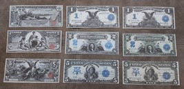 High quality COPIES with W/M United States Silver Notes 1896-1899 FREE S... - $43.00