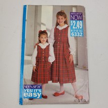 Vintage See &amp; Sew 6332 NOW Sewing Pattern Children Jumper Top B 7 8 10 - £8.49 GBP