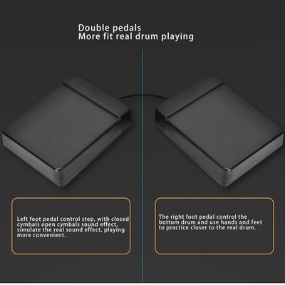 Electronic Drum Set Portable Foldable Built In Dual Stereo Speakers 9 Key Dr CHU Item image 9