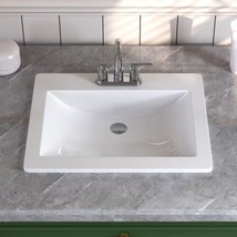 Bathroom Sink Under Counter Modern Art Basin with Overflow - $395.96