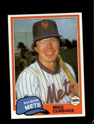 Primary image for 1981 TOPPS TRADED #752 MIKE CUBBAGE NMMT METS *X73933