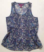 Epic Threads Floral Printed Blouse Top Size Girl&#39;s Large - £10.12 GBP