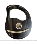 Small Harp Lyre 24 string black stringed instrument - £153.68 GBP