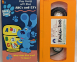 Blues Clues ABCs and 123s (VHS, 1999, Nick Jr., Paramount) - $10.99