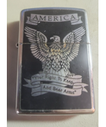 New Zippo Lighter - American Eagle Silver With Original Packaging  - £14.89 GBP