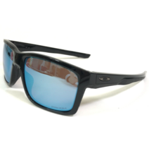 Oakley Sonnenbrille Mainlink OO9264-21 Glänzend Schwarz Quadrat Rahmen Spiegel - £98.97 GBP