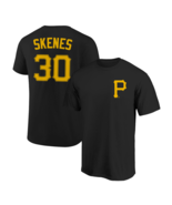 Paul Skenes T-Shirt Pittsburgh Pirates Player Name &amp; Number Soft Jersey Tee - $19.99