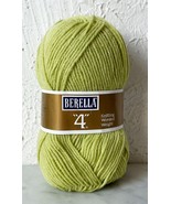 Berella 4 Ply Worsted Weight Acrylic Yarn - 1 Skein Color Kiwi Green #8705 - $7.55