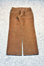 Patagonia Men&#39;s Velvet Pants Jeans Size 30x34 Organic Cotton Beige - $22.27