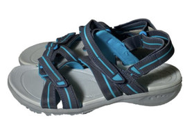 Easy Spirit Explore 24 ESEPLER Navy Blue Hiking Sport Walking Trail Sandals 9.5 - £18.90 GBP