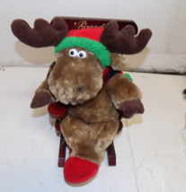 Dandee 14&quot; Rocking Christmas Reindeer Sings Grandma Got Run Over By A Re... - £28.18 GBP