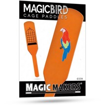 Birdcage Paddles Magic Trick - Make Bird Fly from Paddle - Includes Online Video - £15.85 GBP