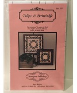 Tulips &amp; Periwinkle Quilt Block Pattern - $4.99