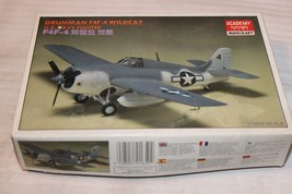 1/72 Scale Academy, Grumman F-4F-4 Wildcat Airplane Kit #1650 BN Open Box - £30.24 GBP