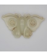 Chinese Nephrite Jade Butterfly Pale Green Late Qing/Republic - £323.57 GBP
