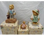 Lot Of (3) Cherished Teddies Beary Political Figures Family - $53.45