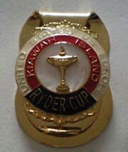 Ryder Cup Kiawah Island 1991 Gold Pl Money Clip-Beautiful Clip 29th Ryde... - $32.39