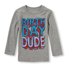 Children's Place Infant & Toddler Boys T-Shirt Varous Sizes NWT Birthday Dude - $9.99