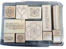 Stampin Up Time Well Spent Mounted Rubber Stamps - £14.36 GBP