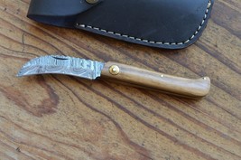 damascus custom made beautiful folding knife From The Eagle Collection m6581 - £18.49 GBP