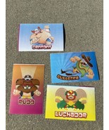 Set Of 4 Lucha Libre Wrestling Stickers 2018 A&amp;A Global Vending - $4.99