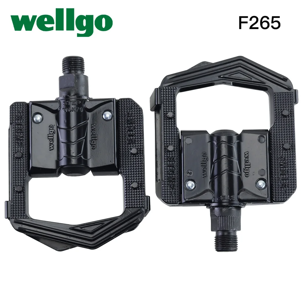 Wellgo F265 Padel Cr-Mo 9/16 2DU ing for Alloy Folding Bike MTB Road Bicycle Ped - $137.35