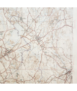 1946 Map USGS Topographic Medfield Massachusetts Antique Quadrangle TOPO22 - €34,23 EUR