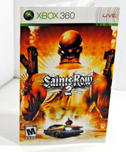 Instruction Manual Only Saints Row 2 THQ Volition 2008 XBOX 360 Live No Game - £5.86 GBP