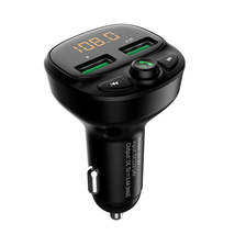 Car FM Transmitter Bluetooth 5.0 Dual USB Charger - $17.99